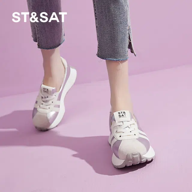 ST&SAT Thick Sole Casual Sneakers Women