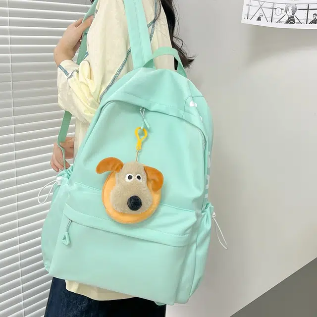 單倉 高颜值可爱搞怪软萌减龄学生休闲逛街通勤 尼龙布 书包背包双肩包 女款 黄色
