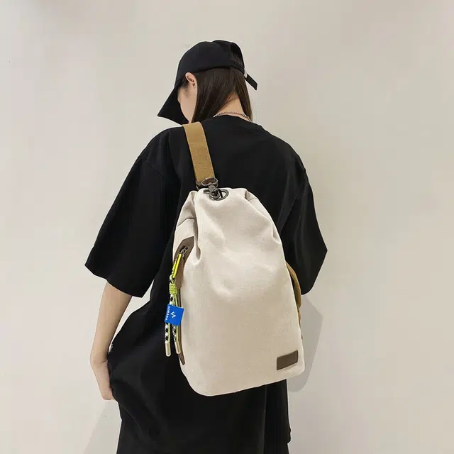 單倉 休闲复古时尚 帆布 斜挎包帆布包 常规 男女同款情侣款 多色