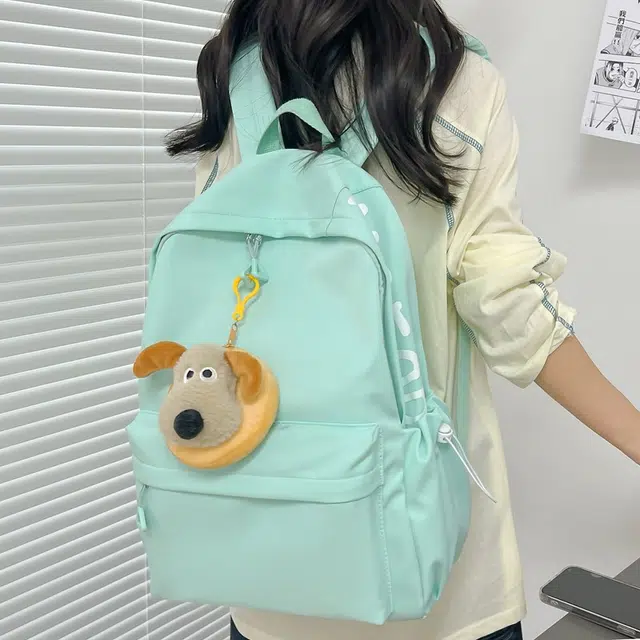 單倉 高颜值可爱搞怪软萌减龄学生休闲逛街通勤 尼龙布 书包背包双肩包 女款 黄色