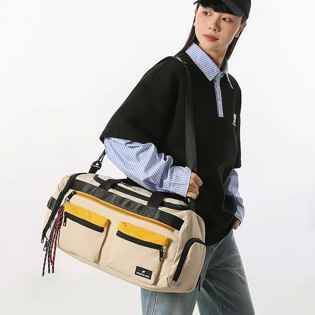 單倉 时尚简约潮流 尼龙 单肩手提包 男女同款情侣款 多色