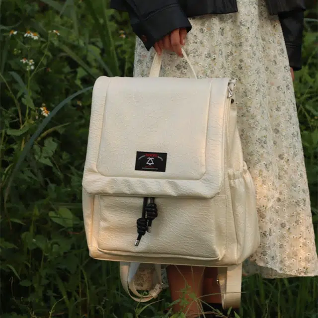 古袋人 复古小众百搭森系学院风休闲 双肩包背包 女款 多色