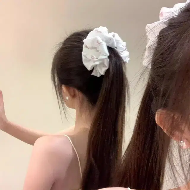 水中玉 韩系蝴蝶结泡泡抓夹后脑勺马尾夹高级感香蕉夹发卡头饰#好运 亚克力 发夹 女款