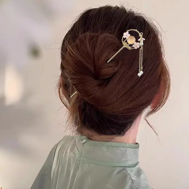 水中玉 新中式汉服国风簪子高级感盘发钗子 发簪 女款