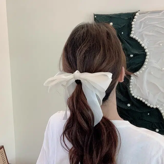水中玉 蝴蝶结香蕉夹竖夹马尾发卡后脑勺高级感夹子 发夹 女款