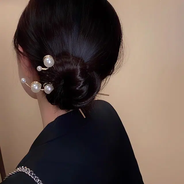 水中玉 现代日常簪子古风汉服发钗盘发高级感钗子 发簪 女款