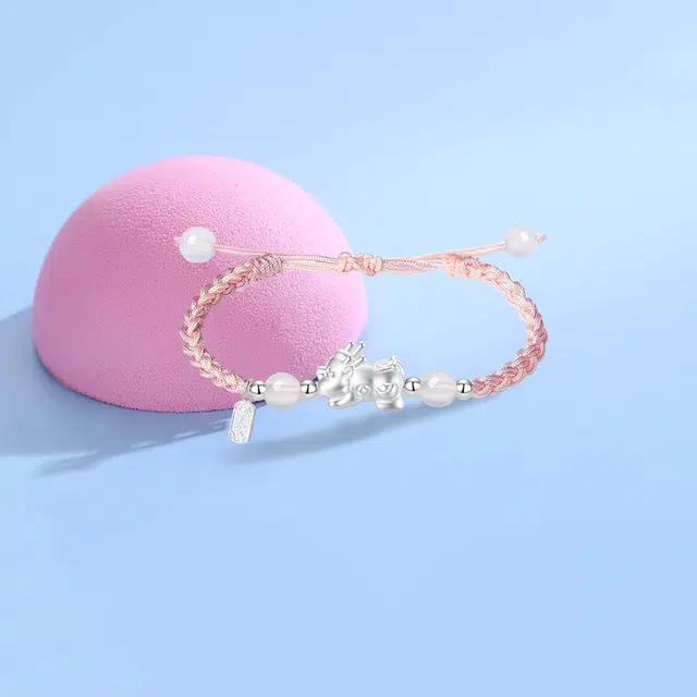 得物品牌免单福袋（天天抽免单活动专属 非卖品） 凤祥囍事 招财纳福轻奢精致简约小众设计高级感 日常通勤百搭手工 好运 纯银 手绳 女款