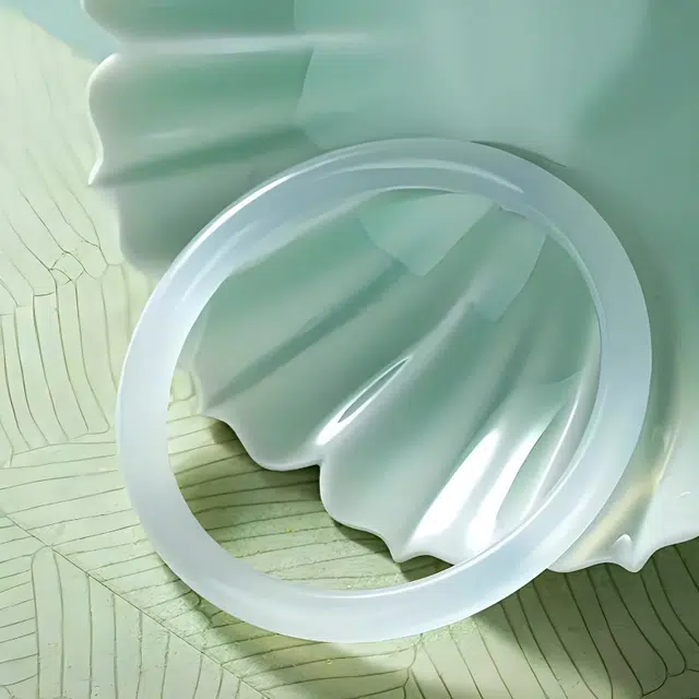 老福黄金 白月光美人荔枝冻手饰 纯洁清新甜美显白冷清典雅致古风汉服旗袍百搭#好运天然 玉髓 手镯 女款