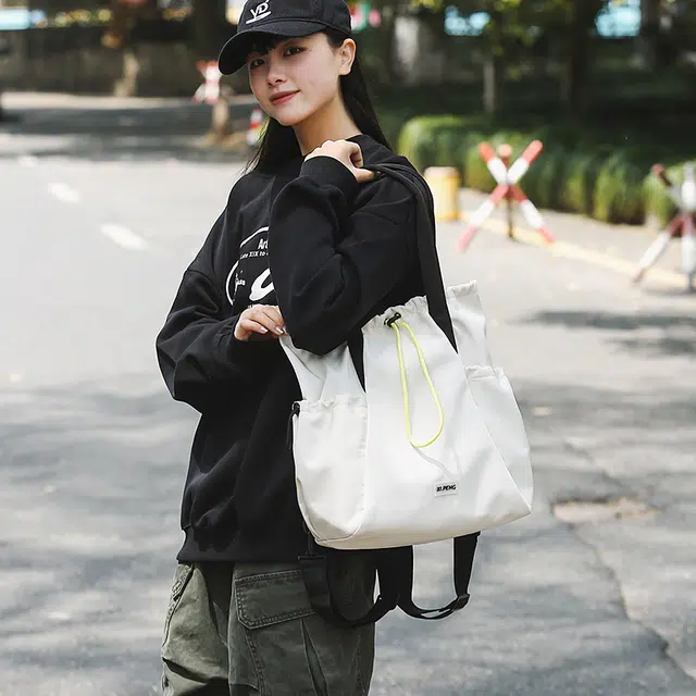 雅鹿 工装机能潮酷高颜值旅行 尼龙 双肩包 男女同款情侣款 多色
