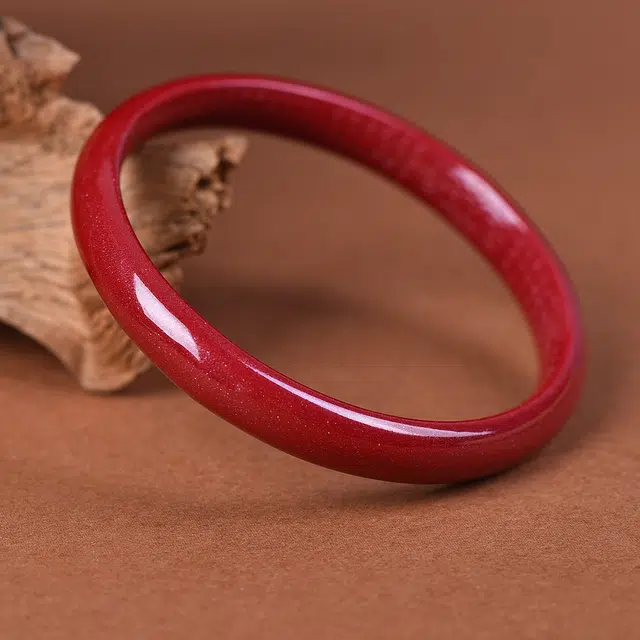 石在行 心经 本命年平安转运 复古吉祥新中式 高含量紫金砂#好运 再造辰砂朱砂 手镯 女款