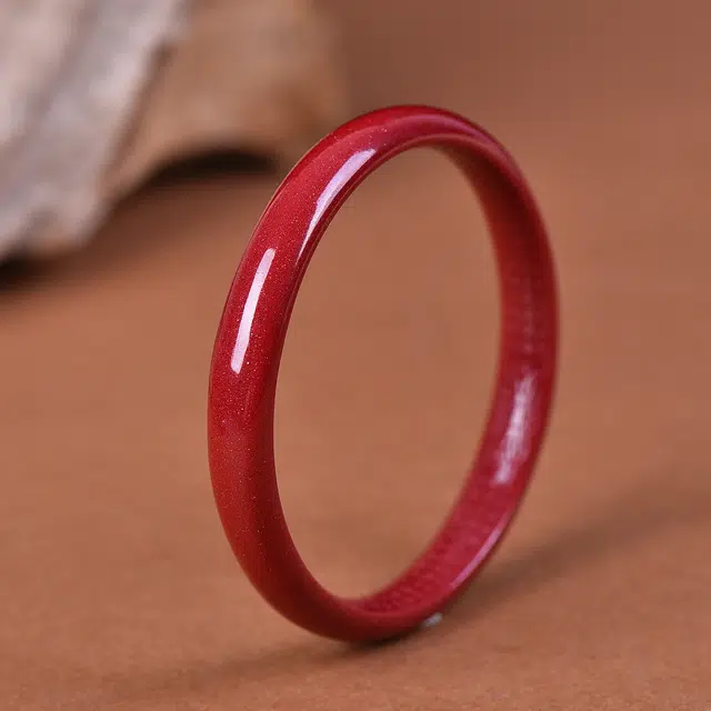 石在行 心经 本命年平安转运 复古吉祥新中式 高含量紫金砂#好运 再造辰砂朱砂 手镯 女款