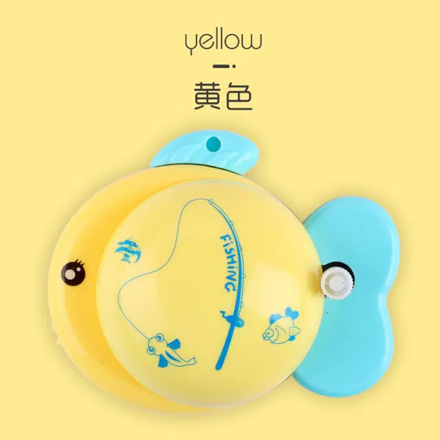 夕唐 卡通磁性上链发条 迷你小号旋转钓鱼游戏机 早教益智玩具