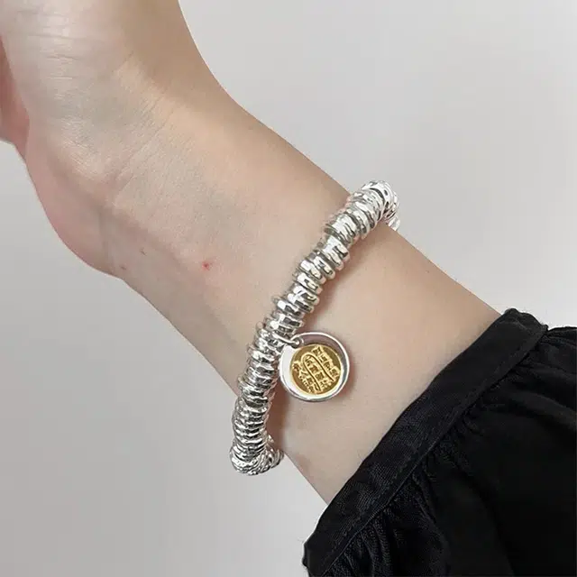 栖花漫语 五路财神招财串珠高级轻奢百搭#好运 铜 手链 男女同款情侣款