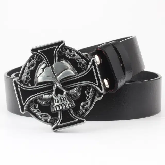 Emperor Penguin Ghost Head Belt Black