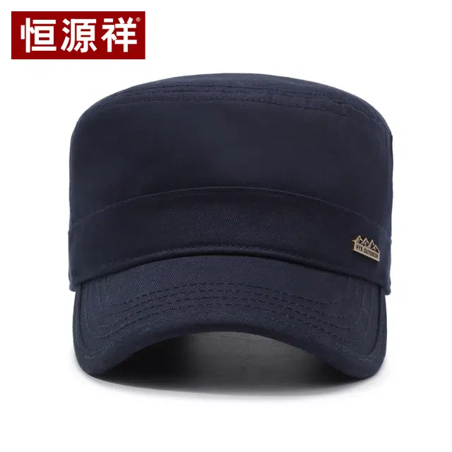 恒源祥 户外休闲运山峰 棉 平顶帽 男款