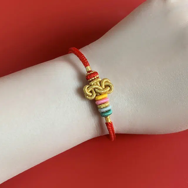 静范 可爱简约百搭气质优雅甜美 编织物 手绳 女款