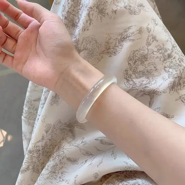 静范 香槟金贵妃镯繁花似锦蝶恋花套装百搭平安顺遂一步一响古风精致素雅显白温柔时髦气质 清冷感恋爱告白#好运 琉璃 手镯 女款