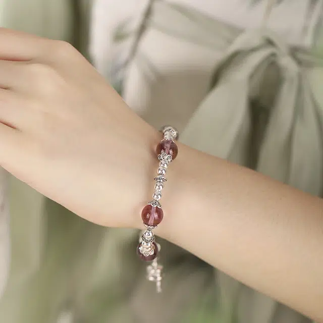 金六福吉祥 紫晶转运流苏 水晶 手串 女款