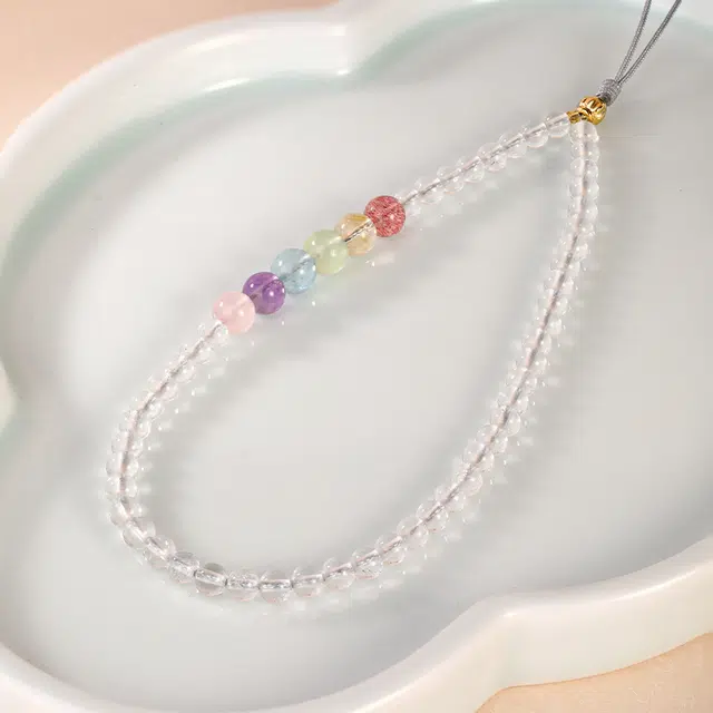 【高品质】 金六福吉祥 甄选中式多宝配饰转运珠紫晶智慧黄晶来财爱情粉晶吸金招桃花 告白女友必备显白温柔风#好运天然 白水晶 摆件雕件 女款