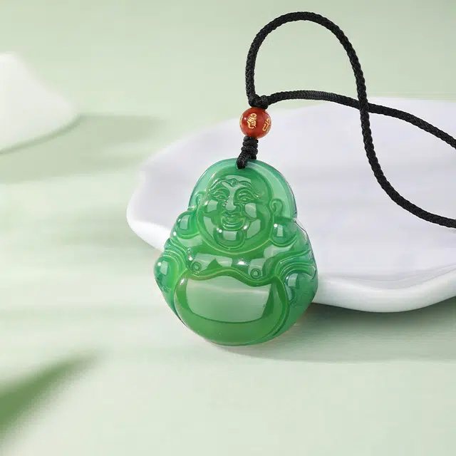 金六福吉祥 新中式笑口弥勒佛 福气满满招财吸金心想事成 精致显白高级感转运必备#好运 玛瑙 项链 男女同款情侣款