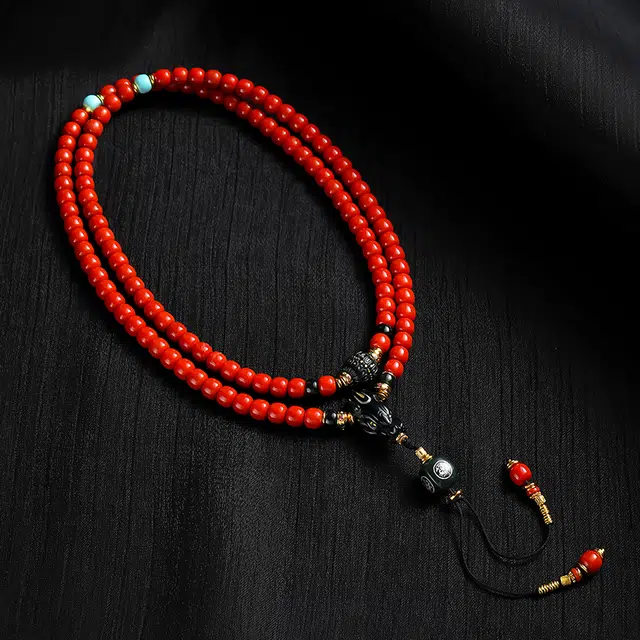 木盛缘 青玉多圈精工打造  独特设计  鸿运当头好运 玛瑙 手串 男女同款情侣款