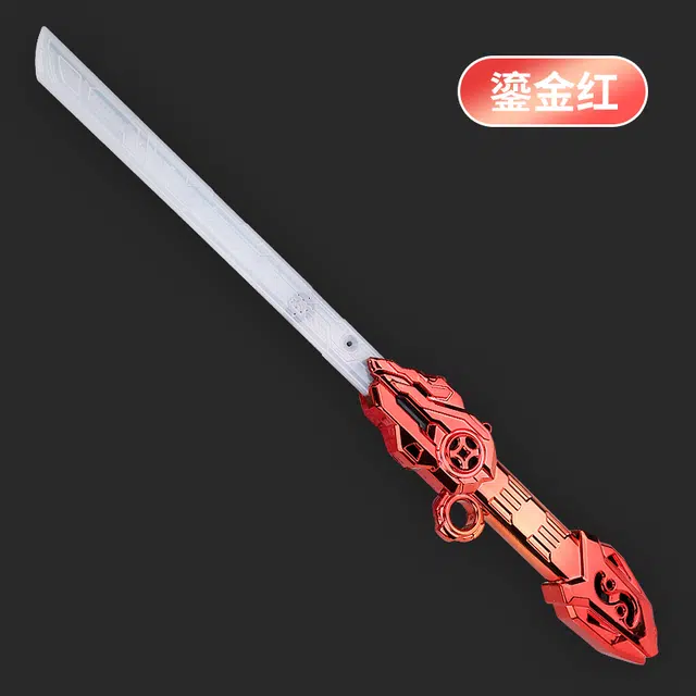 安可托 炫酷星球大战伸缩双刃激光剑 七色变光 指尖旋转 成品模型
