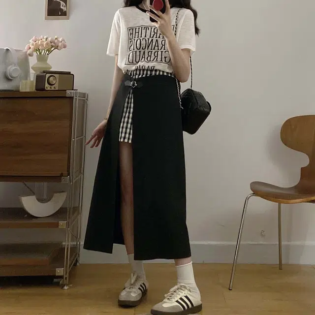 涂诗菲 时尚休闲简约百搭裙装套装 女款