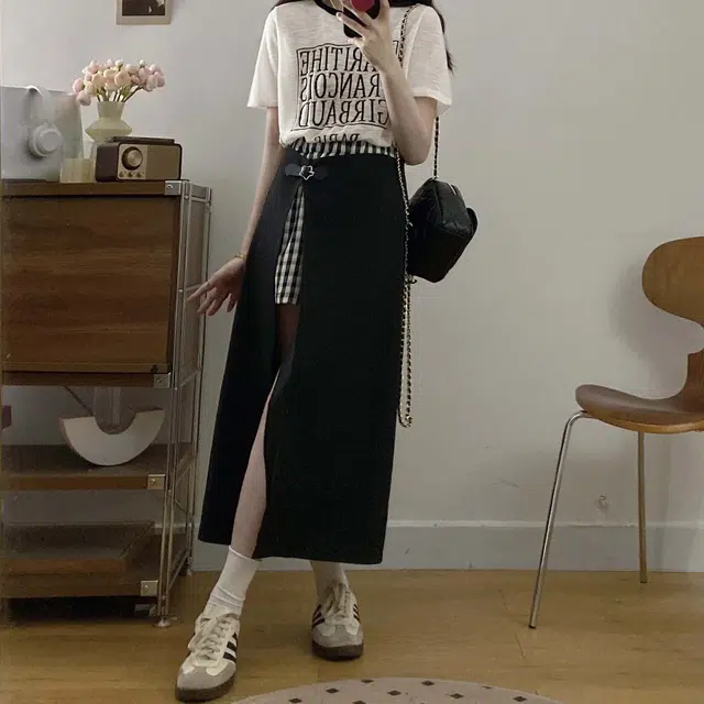 涂诗菲 时尚休闲简约百搭裙装套装 女款
