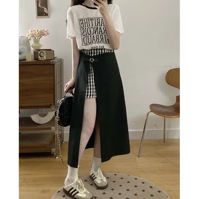 涂诗菲 时尚休闲简约百搭裙装套装 女款