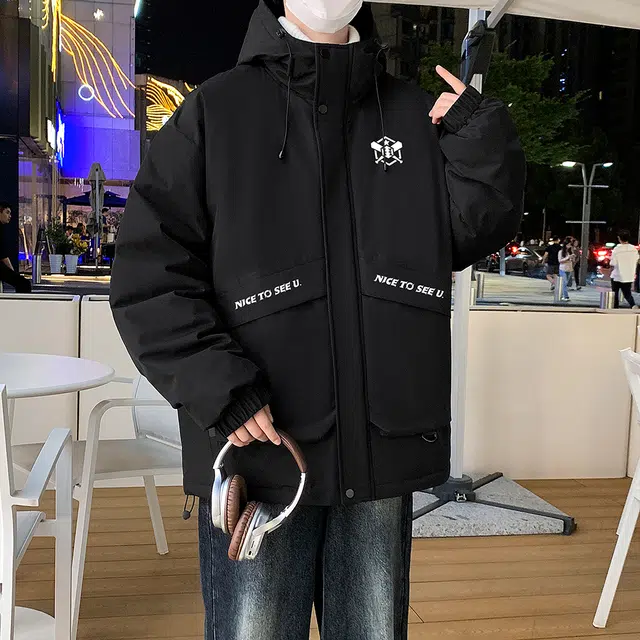 王者荣耀 花木兰款山系户外做旧工装休闲保暖加厚防风御寒连帽羽绒服 男女同款