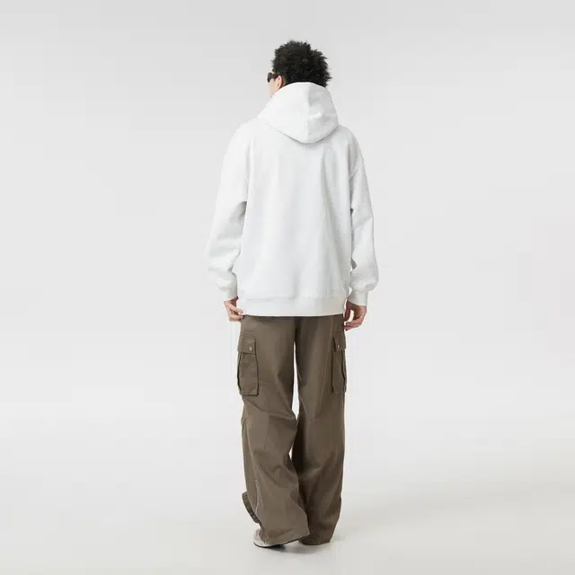 王者荣耀 基础字母款印花美式户外通勤宽松休闲百搭时尚重磅套头无性别主义连帽加绒/薄款卫衣 男女同款