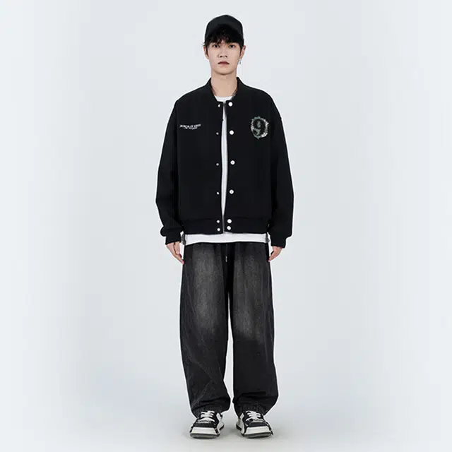 王者荣耀  九周年纪念系列 刺绣棒球服 男女同款 黑色