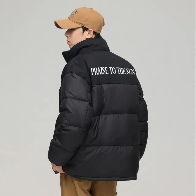 王者荣耀 后羿款 经典户外运动保暖抗寒锁温立领宽松休闲舒适短款羽绒服 男女同款