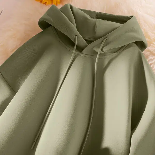 兰缪 嘻哈街头中性风美式复古潮流男友风柔软舒适时尚休闲高品质重磅连帽卫衣 男女同款