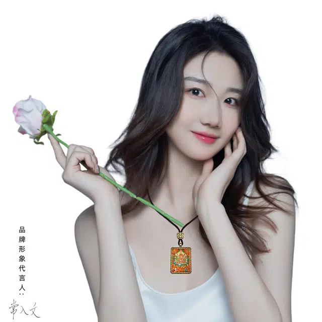 【红财神】 眰恦 立体浮雕 小众唐卡 个性 提升财运 旺事业#好运 合金 项链 男女同款情侣款