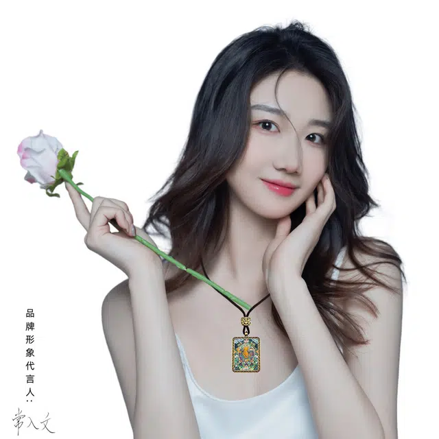 【文殊菩萨】 眰恦 立体浮雕 新藏式唐卡吊坠 个性饰品 事事如意#好运 合金 项链 男女同款情侣款