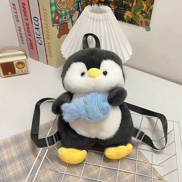 萌益兔 可爱企鹅 卡通治愈安抚陪伴软萌 玩偶周边