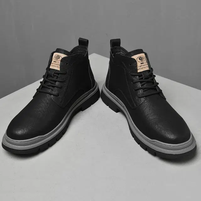 牛皮 通勤必备经典英伦风短筒耐磨舒适潮流个性商务休闲 短靴 男款