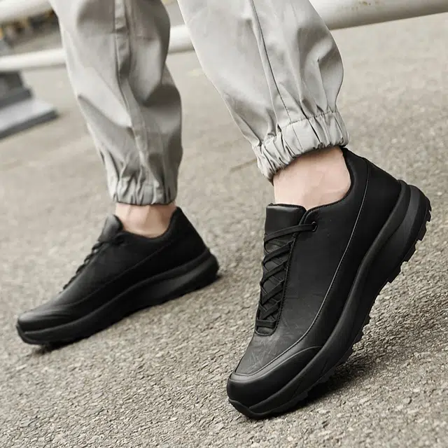 头层牛皮 防滑舒适轻便透气时尚潮流百搭耐磨 男士休闲 男款