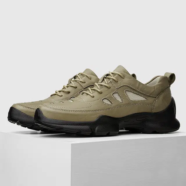 八哥 舒适户外 健步百搭 轻便增高防滑 低帮 生活休闲鞋 男女同款