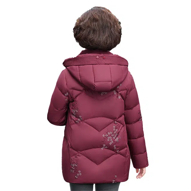 雅鹿 新中式加厚百搭休闲简约舒适长袖羽绒服 女款