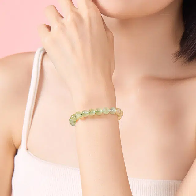 金桂福 新中式国潮复古小清新温婉气质佛珠转运珠手饰 水晶 手串 女款