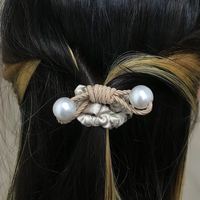 简应舒 高弹力扎头发百搭 布艺 发圈 男女同款情侣款