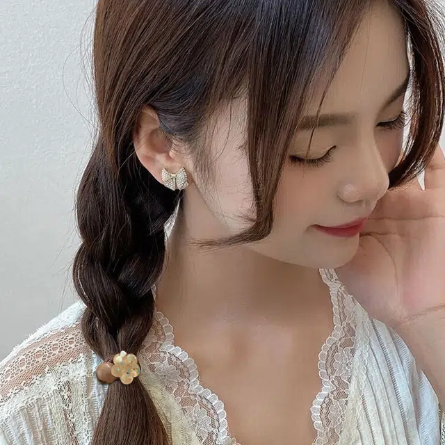 简应舒 甜美时尚 尼龙 发圈 男女同款情侣款