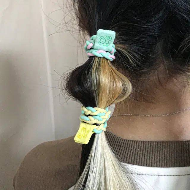 简应舒 高弹力耐用 尼龙 发圈 男女同款情侣款
