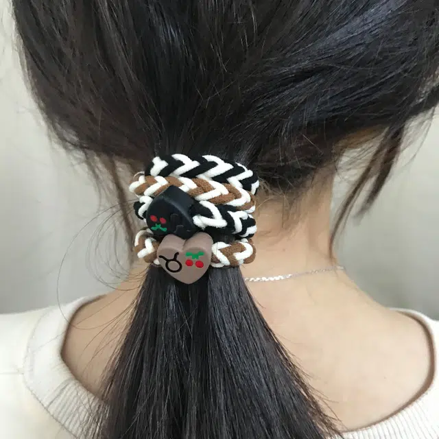 简应舒 时尚百搭 尼龙 发圈 男女同款情侣款