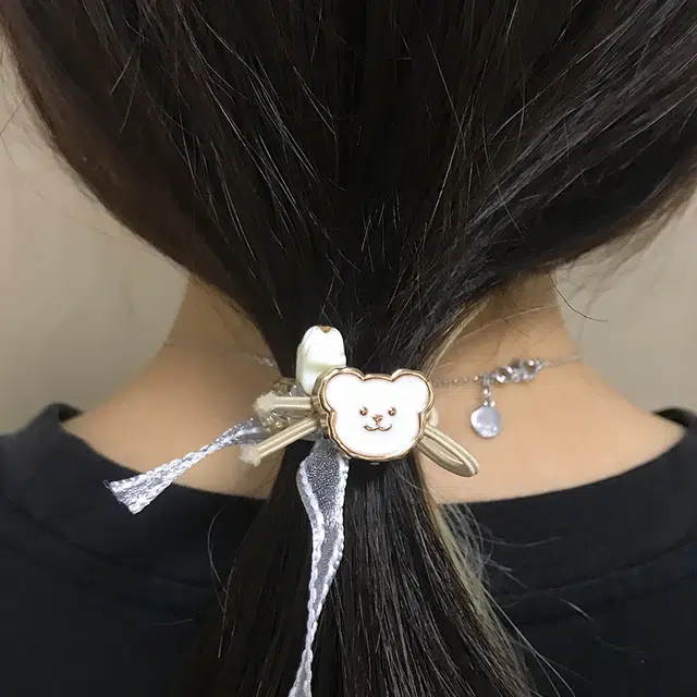 简应舒 可爱小熊百搭 橡筋 发圈 男女同款情侣款