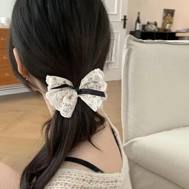 简应舒 甜美 蕾丝 发圈 男女同款情侣款