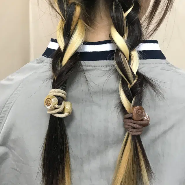 简应舒 可爱笑脸百搭 树脂 发圈 男女同款情侣款