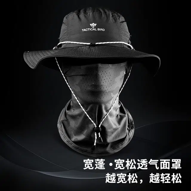 战术鸟 冰丝大码脖套 锦纶 防晒面罩 男女同款情侣款